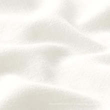 Tissu de lin à viscose blanc ignifuge pour robes